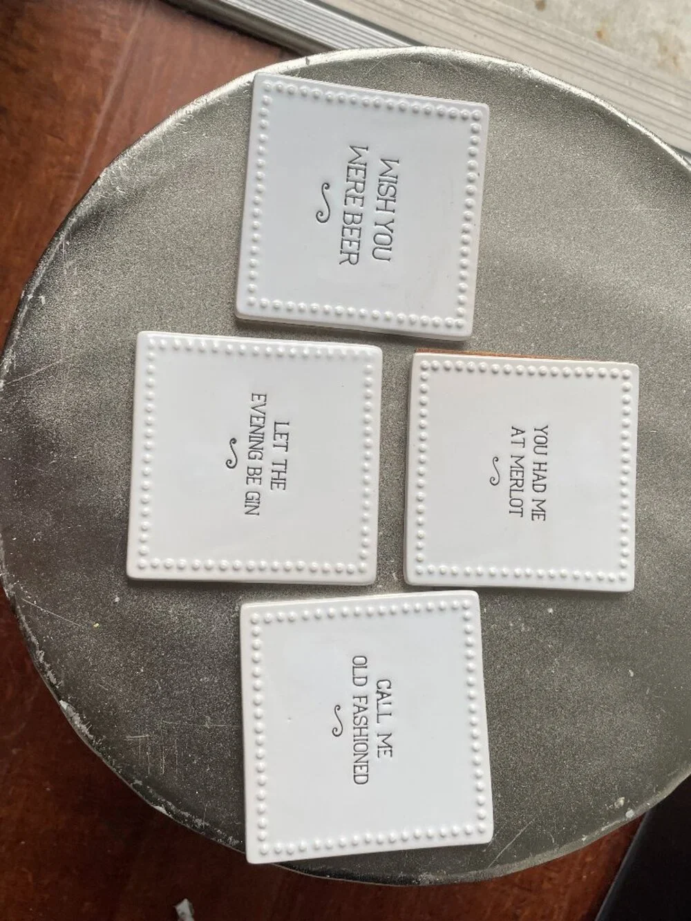 Hostess Collection Set of 4 Coasters-NWOT